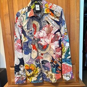 Robert Graham “The Joe Joe” Multicolor Graphic Shirt